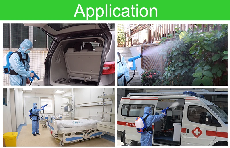 12v backpack high pressure battery sprayer to sanitize electrostatic sanitizing foger and sprayer machine for shops