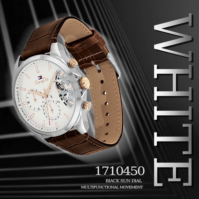 New design TH Watches Chronograph analog big size diameter genuine leather customize logo on band brand watch Relogio