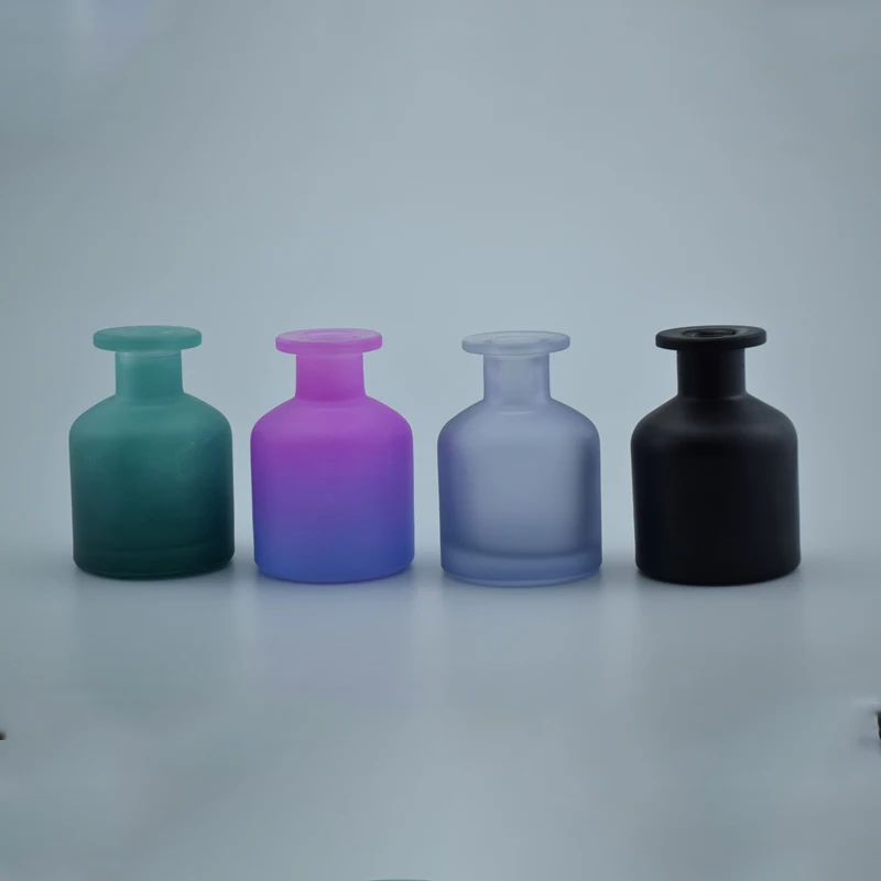 Factory Wholesale Hot Sale Empty Round Aroma Reed Glass Bottle Reed Empty Car Diffuser Bottles