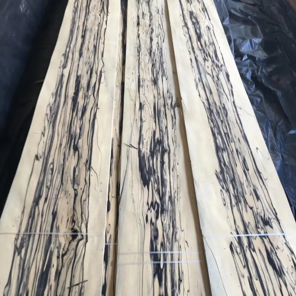 
Natural Wood Black and White Ebony Veneer face veneer plywood decoration 
