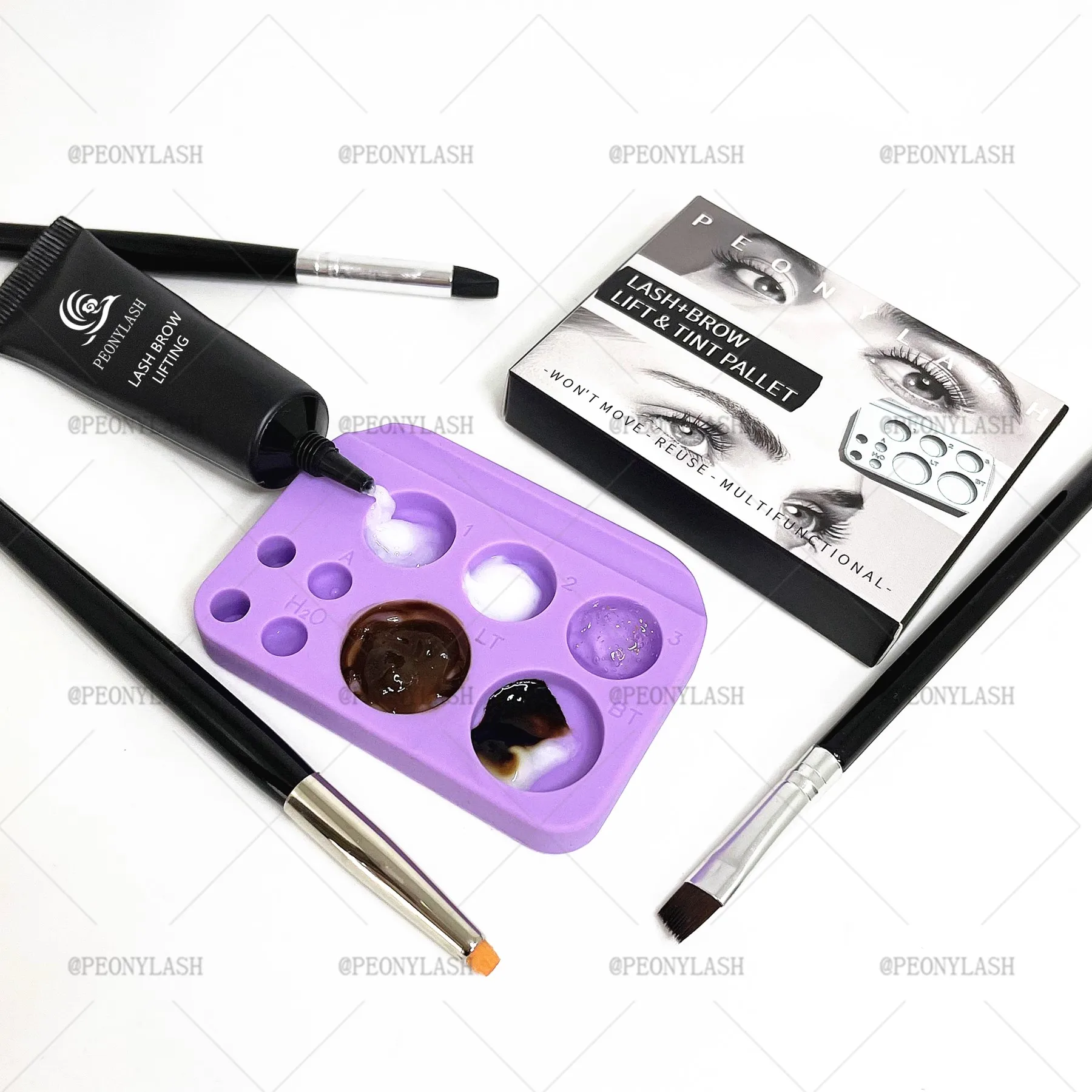 Multifunctional Lash Lift And Tint Pallet Reusable Eyelash Perm Tool Customized Lash Lift Plate