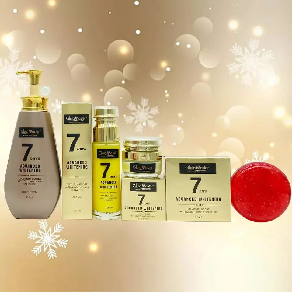 OEM отбеливание кожи Gluta Master 7 дней глютатио активное удаление темных пятен осветление лица уход за кожей набор с