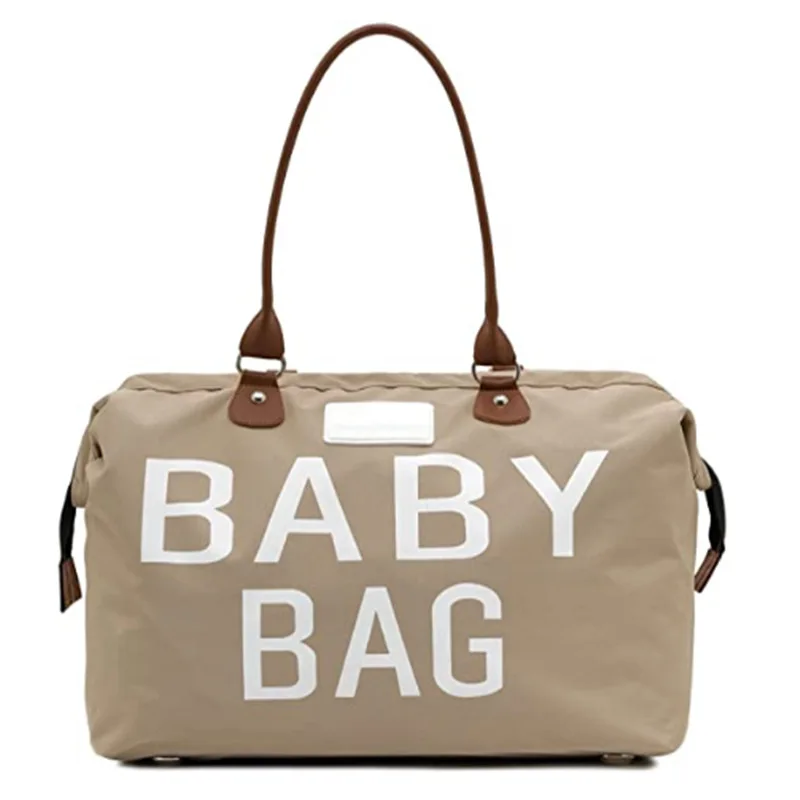 Waterproof Large-Capacity Nylon Mummy Diaper Shoulder Bag Compartment Mommy Shopping Bag