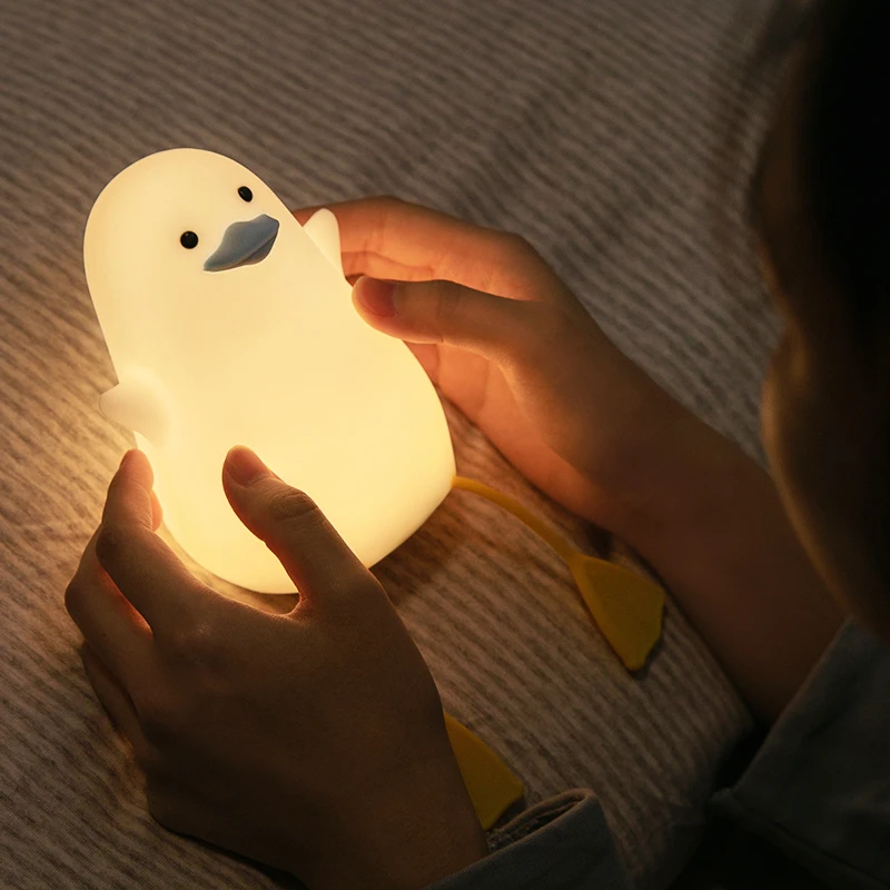 Custom Silicone Soft Cartoon Animal Baby Led Night Light