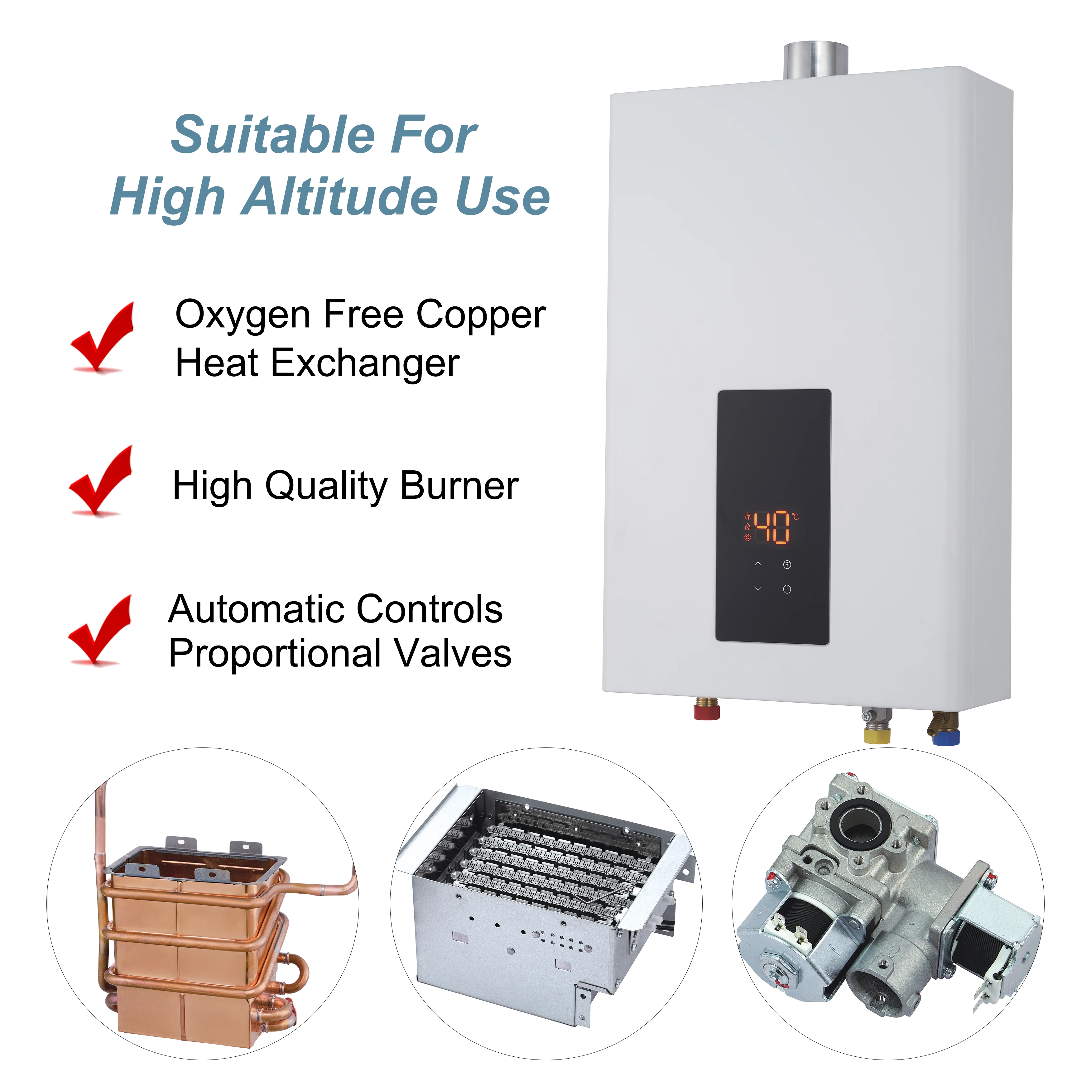 Оптовая цена внутренний водонагреватель с постоянной температурой 13 л 16