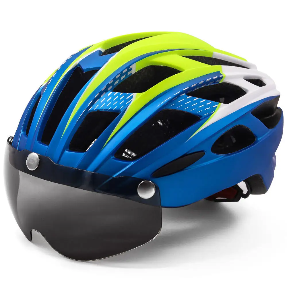 CHOOYOU custom 2022 Sports safety wind mirror integrated molding road mountain bike helmet adult riding helmet