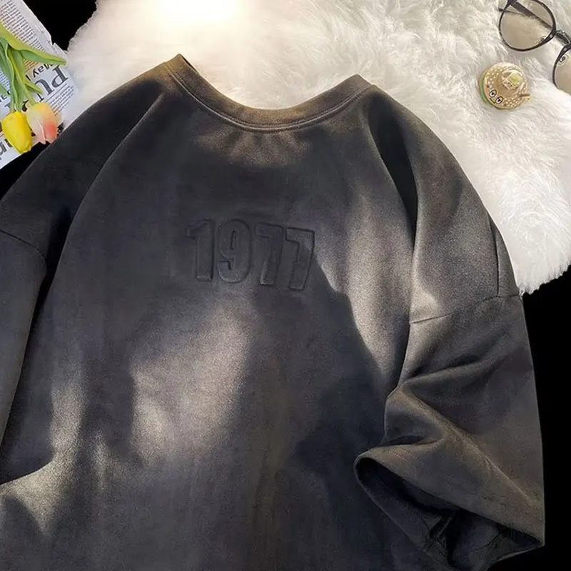 DCY 2024 New Products Blank Oversized Tshirt,MenS Puff Printing Oversized T Shirt,T Shirt Embossing Machine