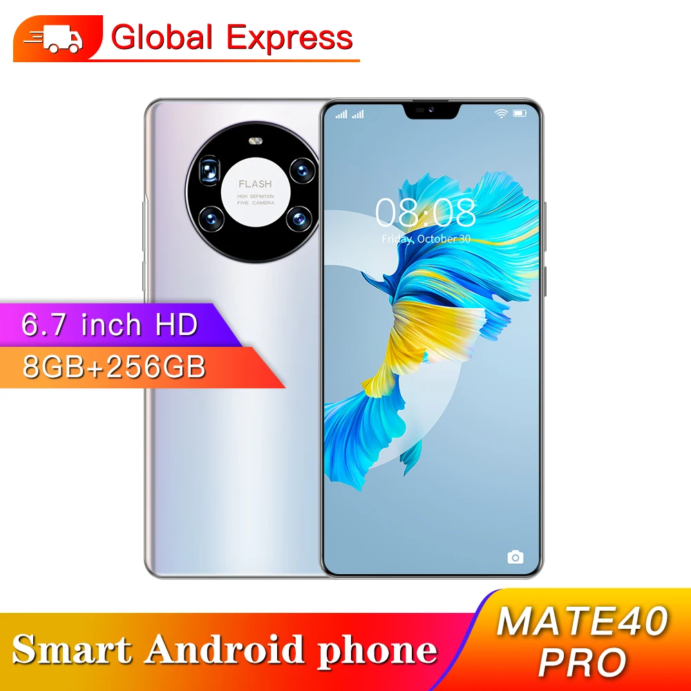 Mate40 pro plus 7 0 дюймовый разблокированный мобильный телефон huawei 5g
