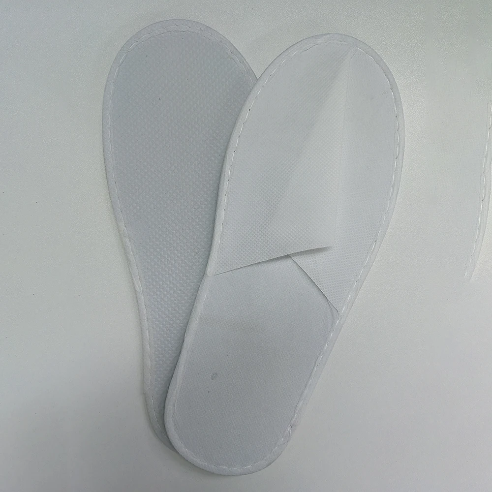 Wholesale Beauty Salon Spa Disposable Nonwoven Slipper Open Toe Disposable Slippers