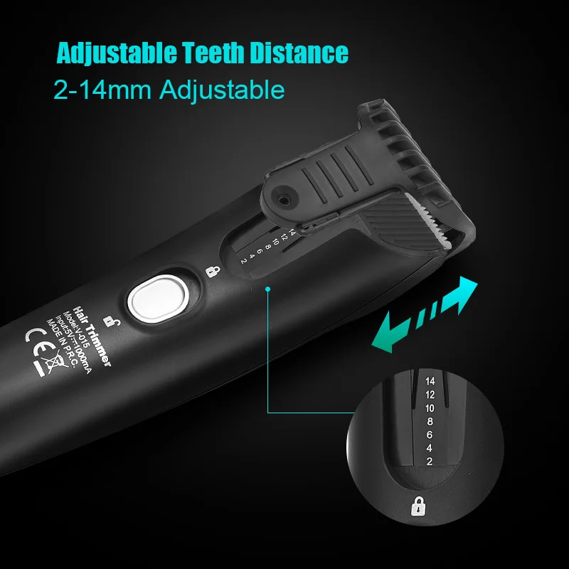 New Fashion Sharp Hair Trimmer Limit Comb Low Price Adjustable Teeth Engraving Push White Hair Cutting Trimmer Styling