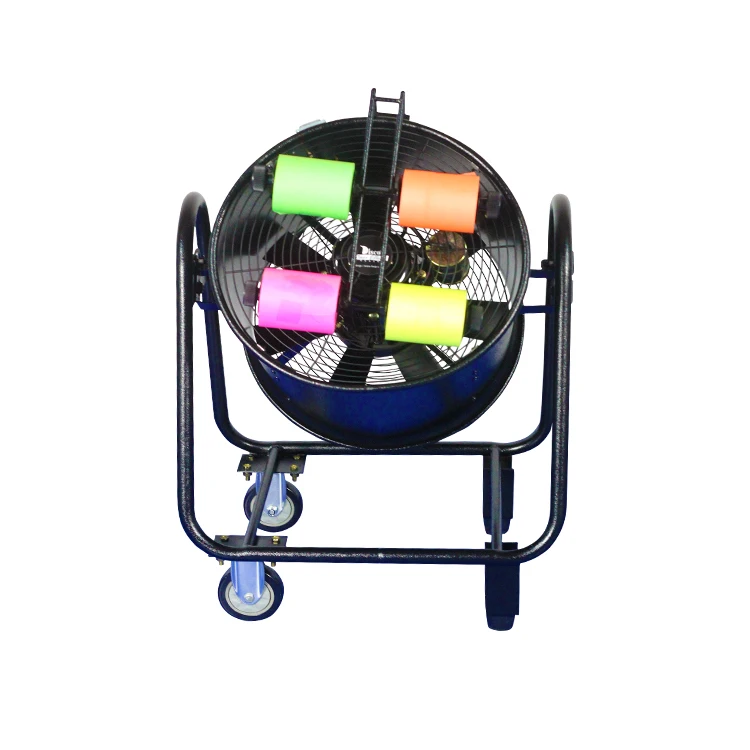 Fan Confetti Cannon Ribbon Machine With 120cm Roll Fluorescent Paper Blew 20m Distance With Power Switch Fluorescent Ribbon