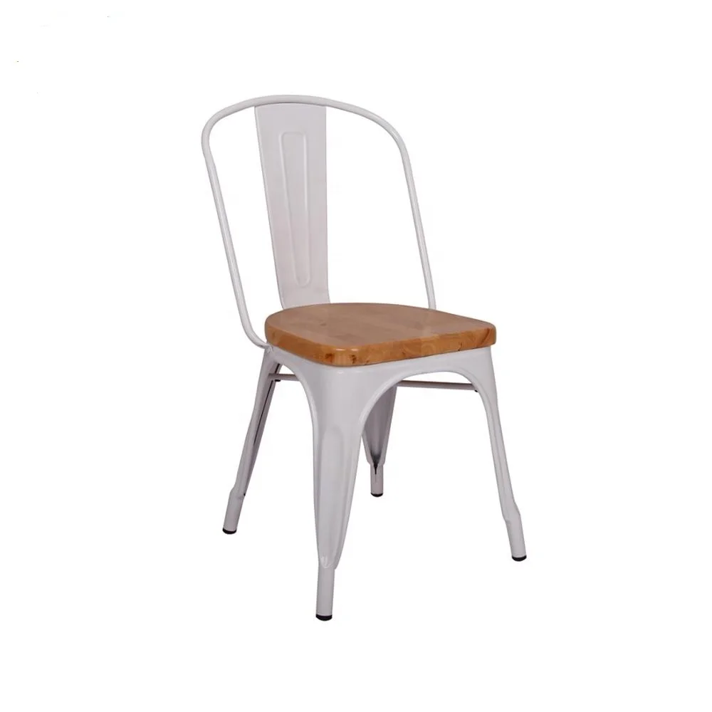 Hotsell modern design stackable restaurant dining chair with timber seat