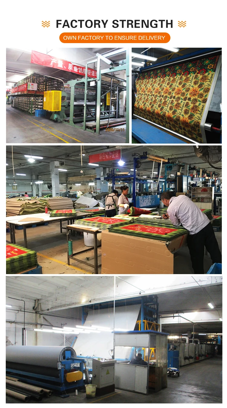 Grceline Anti Slip Custom Printed Logo Door Mat, Outdoor Floor Door Mats Large Entrance Home Doormat