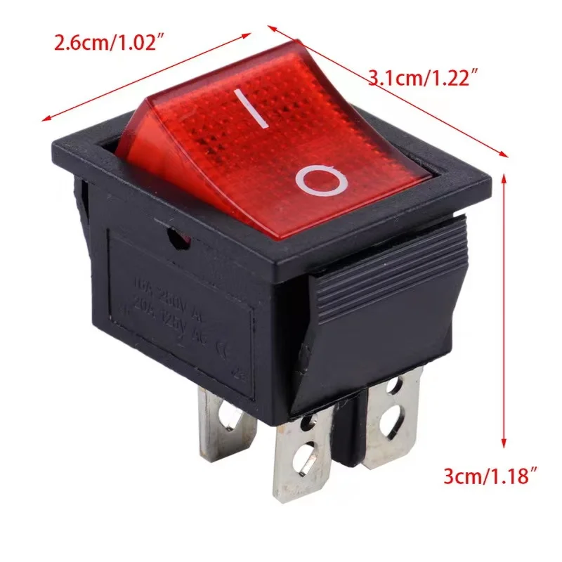 30A high-power four-pin switch special for gasoline cleaner/welder