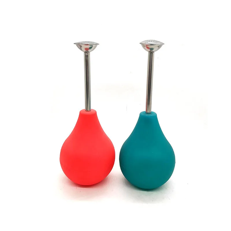ew Silicone Douche Anal Enema Cleaning Pump 225ml Urethral Sonuds Shower Enema Tool Kit For Cleaning