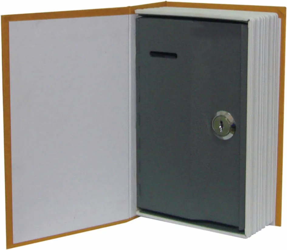 
Металлический словаря спрятать ювелирные изделия безопасности коробка для денег книга сейф с ключом замок и отверстие 