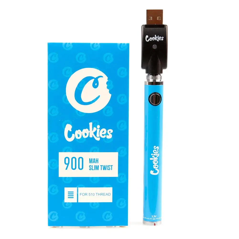 
510 Thread Cookie battery adjustable voltage Cookies Twist Cbd Preheating Vapes Pen Battery 