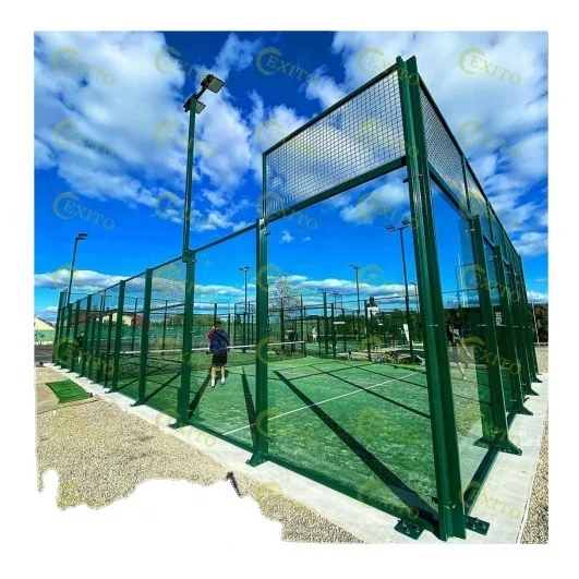 EXITO professional classic padel court outdoor paddle court with artificial padel tennis grass