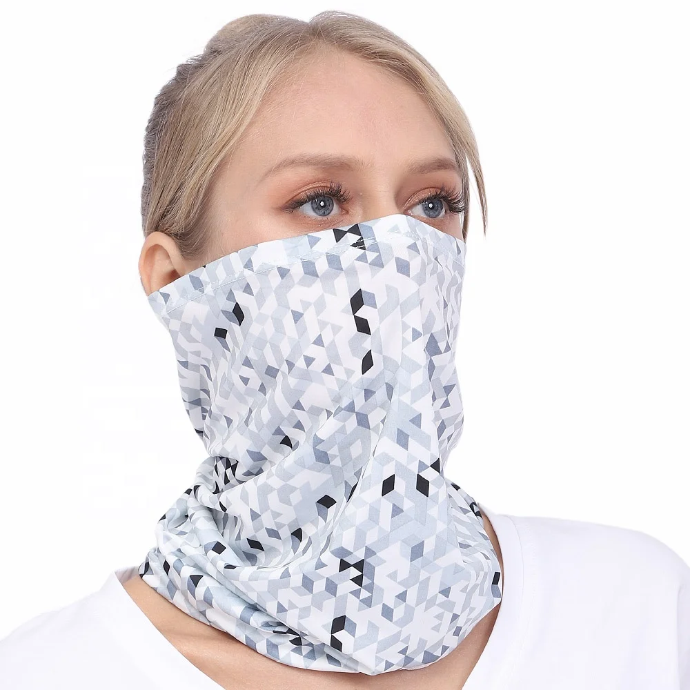 
Amazon mult-fuction Cool ice silk Summer camo headwear bandanas for face 