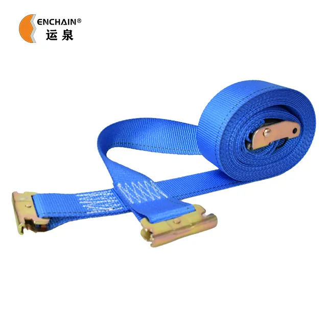 Enchian 2-дюймовый Ratchet сковать нагрузки ремни ремень крепления груза при доставке службой E-гусеничная лента для транспортировки