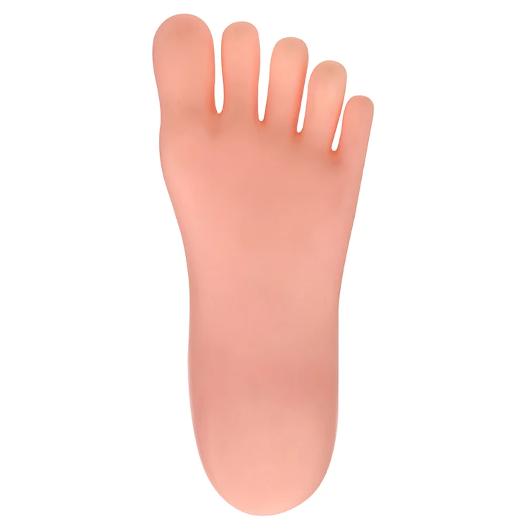 
High Quality Nail Practice False Foot Nail Art Foot Soft Training Display Model Practice Foot 