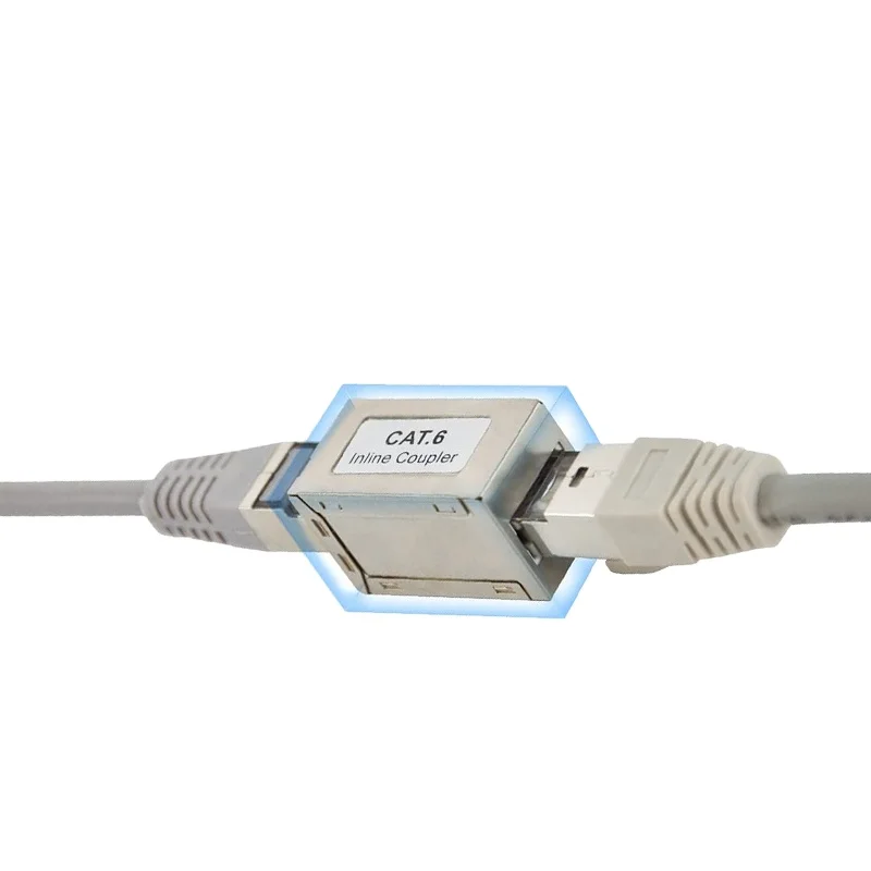 RJ45 Cat6 STP FTP 8P8C Female Jack Inline Coupler Keystone Jack