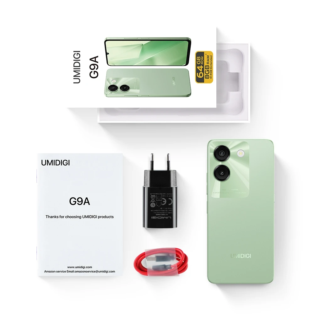 Wholesale original global version UMIDIGI G9A 4GB+64GB facial recognition 6.75-inch Android 14 phone 5000mAh 4G mobile phones