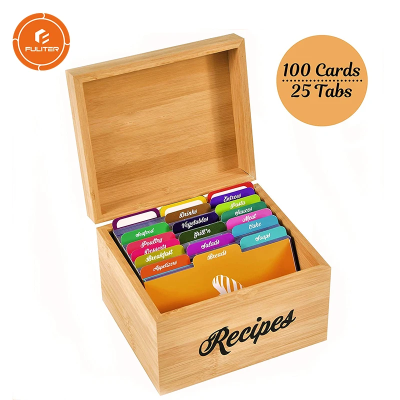 Деревянная бамбуковая коробка для хранения, с гравировкой на заказ, 4x6