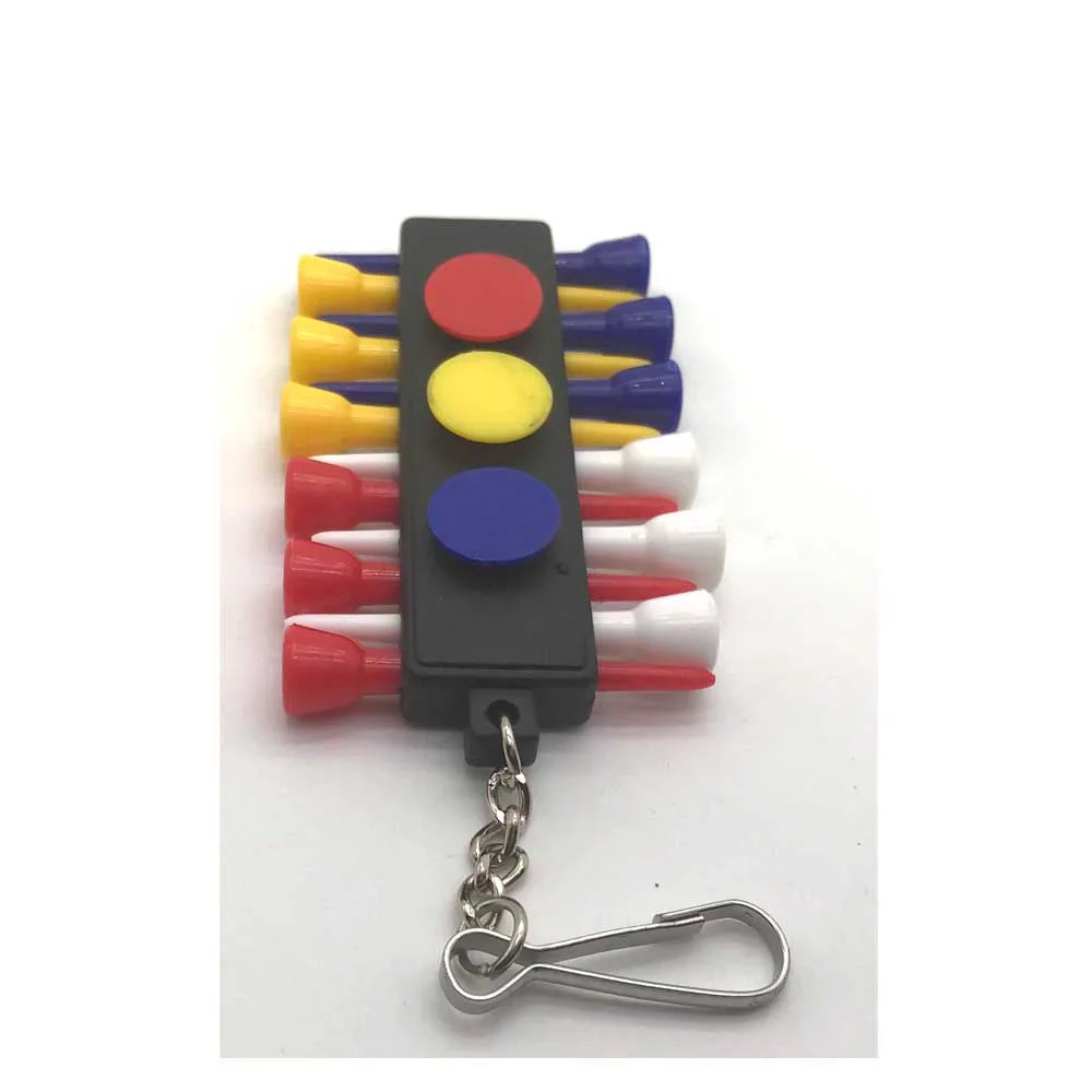 Custom golf tee holder