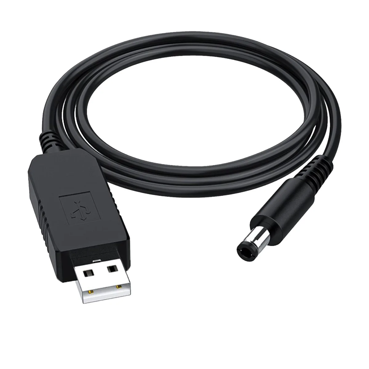 USB A Male to DC  Booster cable 5V to 12V  usb to DC 5.5*2.5 3.5*1.35 4.0*1.7mm dc power cable