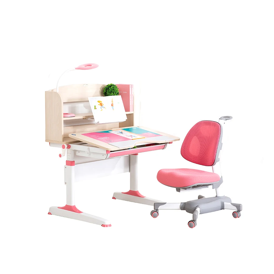 GMYD F90 Particle Board Children Height Adjustable Study Writing Desk Study Table Kids Furniture Adjustable Study Table
