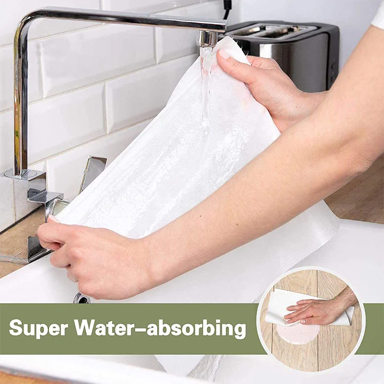 Biodegradable Organic Kitchen Washable Bamboo Reusable Paper Towels,Bamboo Kitchen Wipes