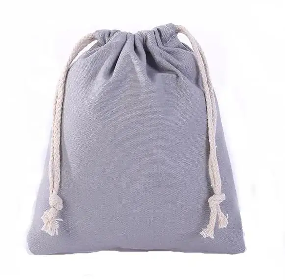 Hot sale High quality Wholesale organic cotton drawstring bags cotton muslin drawstring bags