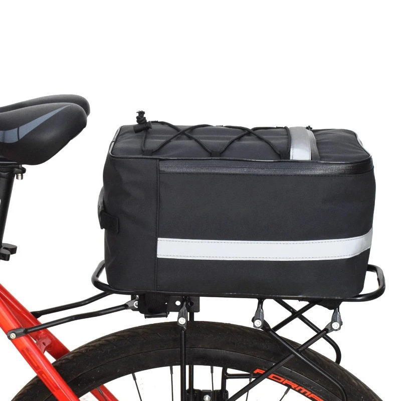 Waterproof Bicycle Rear bags  Mountain Bike Tail Bag Rear Seat Cargo Rack Pannier Bag Touring Riding Gear