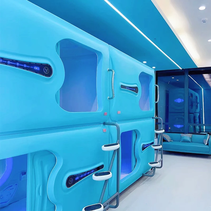 Hot Sale Hotel furniture Capsule Sleeping Pod Capsule Hotel Bunk Bed Hotel  sleeping pod smart capsule bed