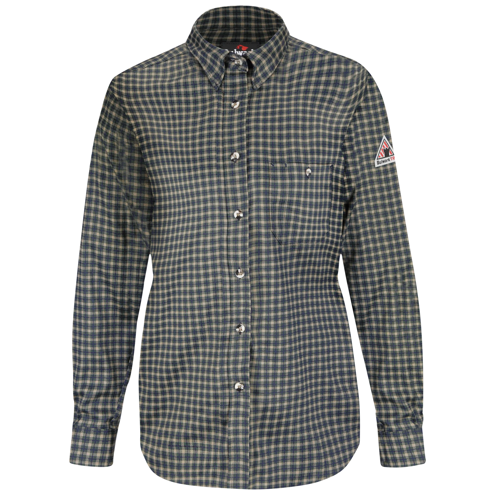 Slim fit fr fire retardant Dry Fit Untuck Casual Shirt for Men Long Sleeve