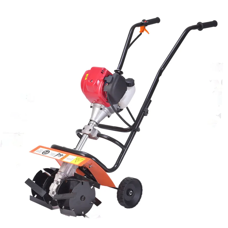 Mini  gasoline lawn mower hand pushed lawn mower for grass cutting