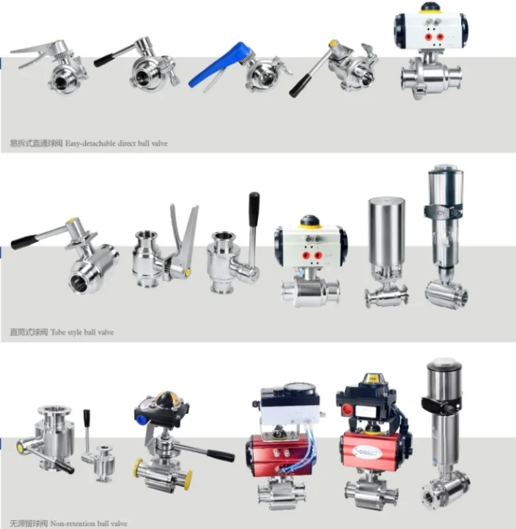 Factory Direct Sells Stainless Steel DN50 2 Inch  Flange Pneumatic Ball Valve