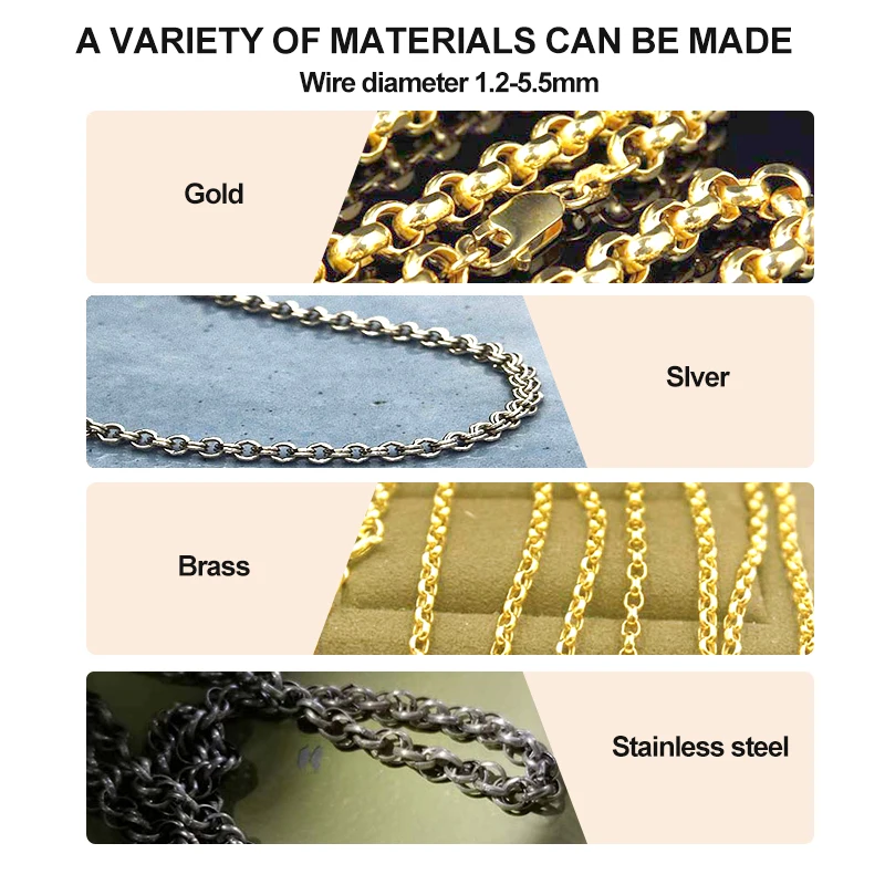 Machine to Make Gold Chain Laser Spot Welding for Silver