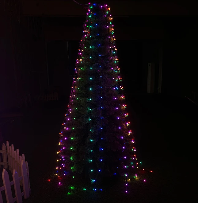 23/33/103m Outdoor Garden Decoration Waterproof Led Solar Copper Wire Christmas Tree Lights Holiday Lighting Star String Lights