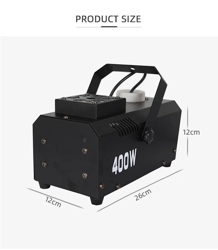 haze machine for stage dj disco equipment Hot sale Low Price Alarm 400W Fog Cannon Machine