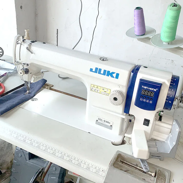 used Juki 8100e with direct drive servo motor  Lockstitch sewing machine