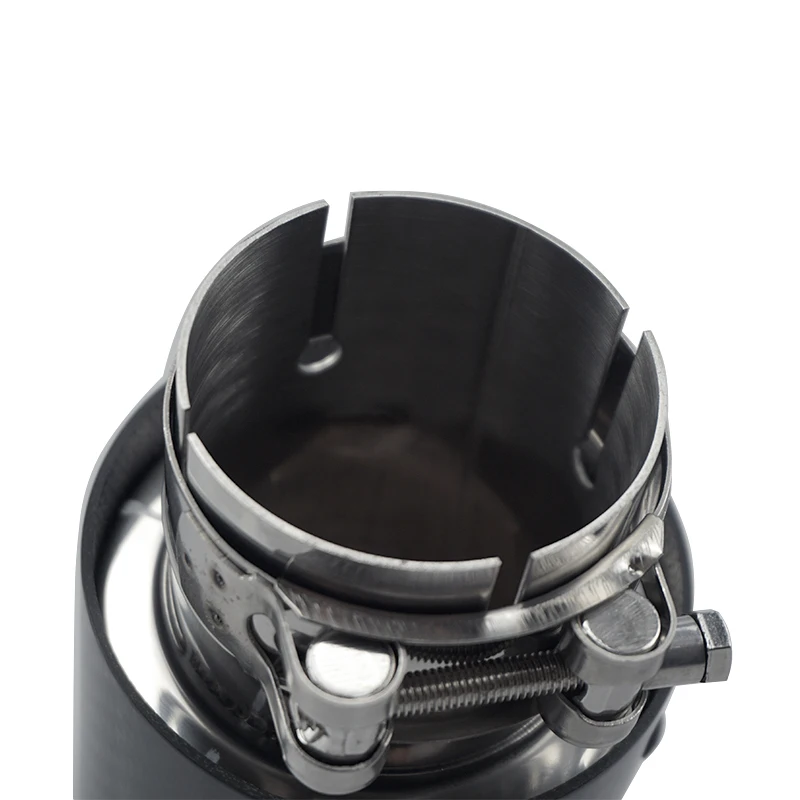  Custom Universal Straight Edge high quality Carbon Fiber Exhaust Muffler