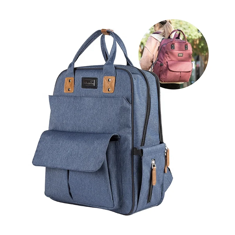 HD07 2022 hot selling large capacity multifunctional mommy backpack mommy diaper bag for baby