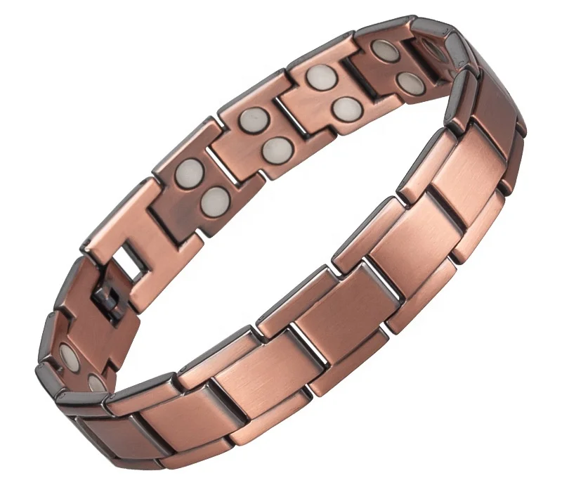 Fashion jewelry emf protection anti radiation Bracelets magnetic health Therapeutic copper healing loss weight bangle bracelet