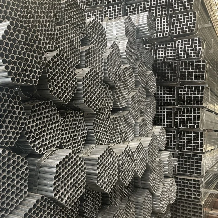 A36 Q235 SS400 Galvanized Steel Pipe BLACK & HOT GALVANIZED PIPES mechanical steel pipe tube