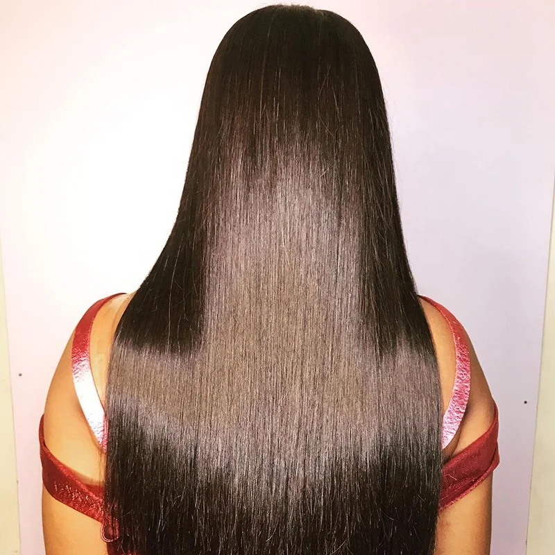 Clj Hot Selling Perruque 30 Pouce 10A Grade India Clip In Human Hair Extension For Small Heads