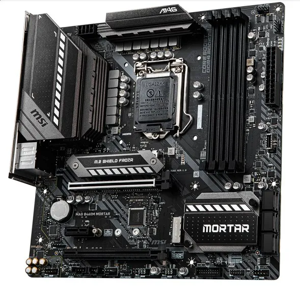 I7 10700 Chip Processor MSI B460M MORTAR WIFI Motherboard I5 10400F CPU H410 BOMBER Mainboard PC Accessory