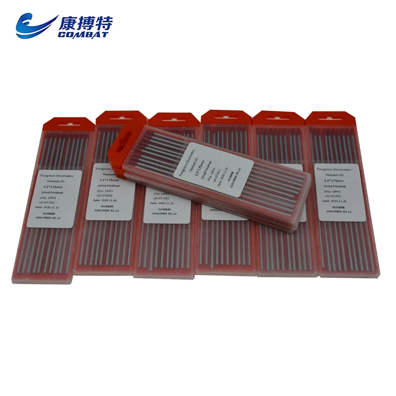 Industrial use diameter 0.8-120mm  WT20 tig electrodes