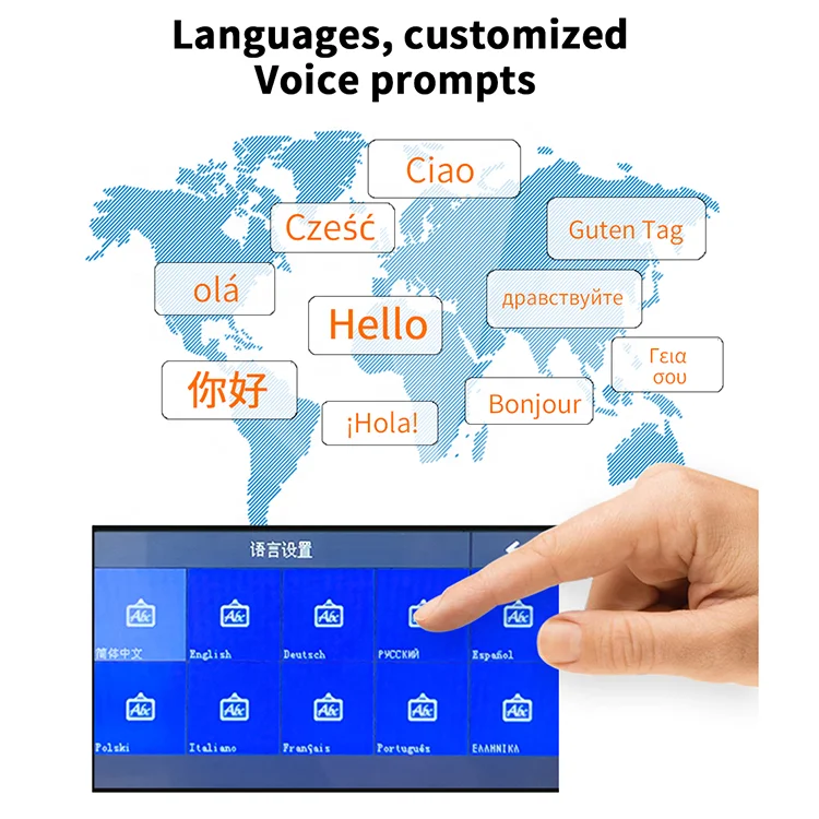 PGST 4G Wireless Home Alarm System WiFi Alarm System EU Version EU Plug 4.3 Inch IPS Color Display Screen Burglar Alarm System